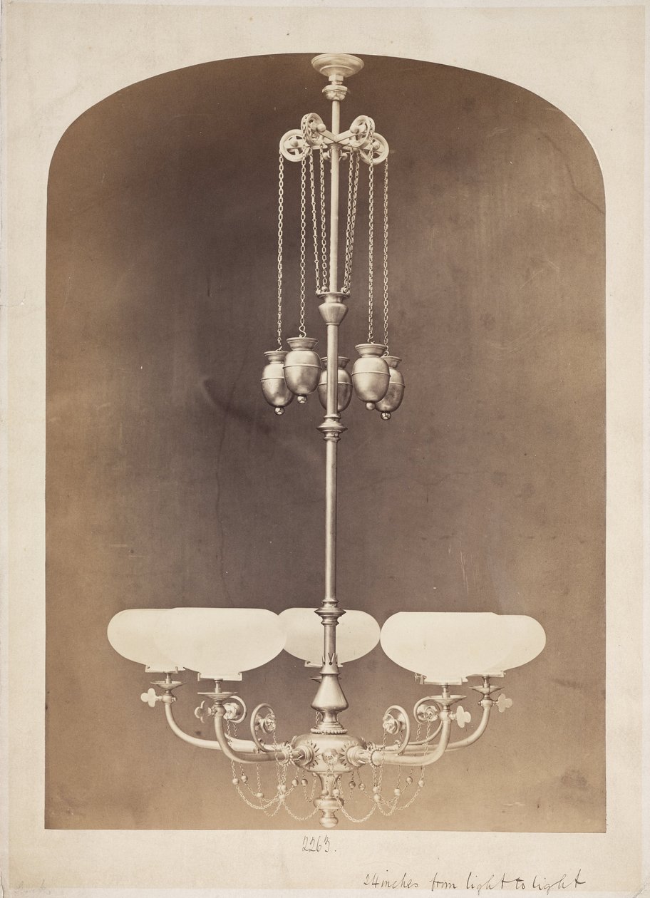 Gasleuchter, um 1880 von John Pardon