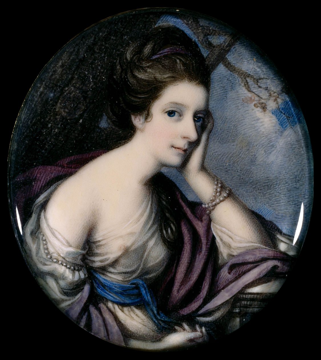 Mrs. Floyd von Richard Cosway, RA von Richard Cosway