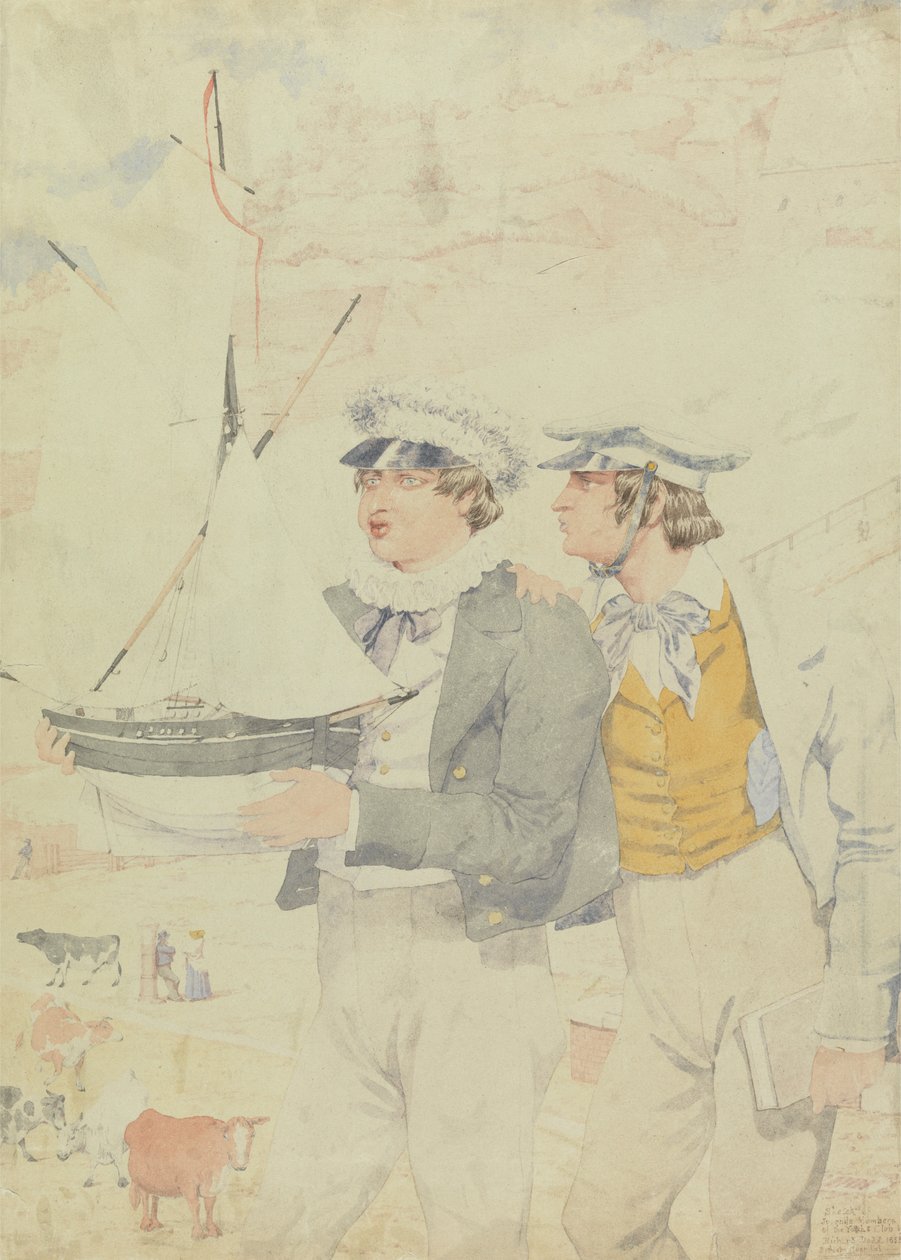 Jugendliche Mitglieder des Yachtclubs von Richard Dadd