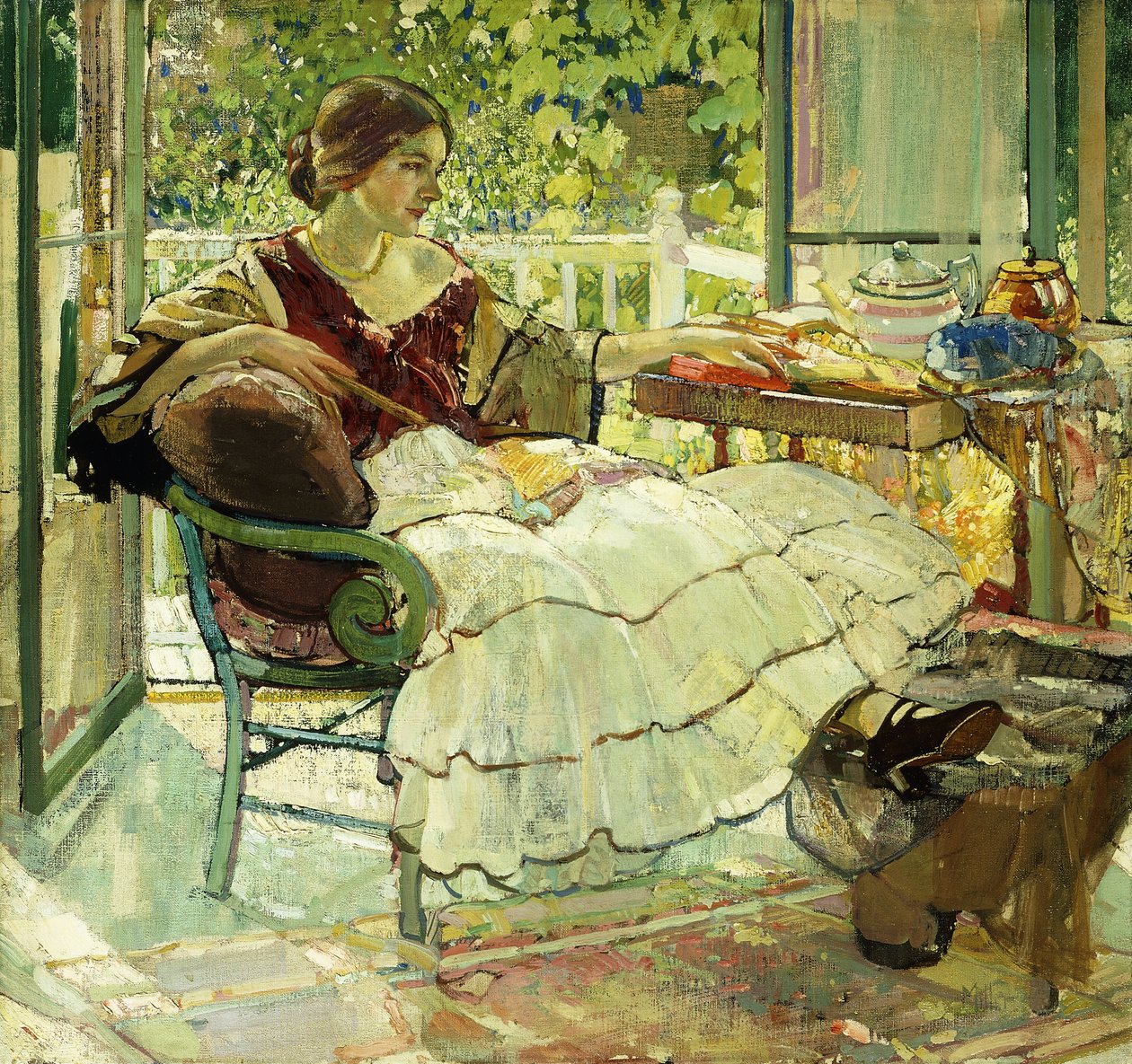 Nachmittagstee von Richard Emil Miller