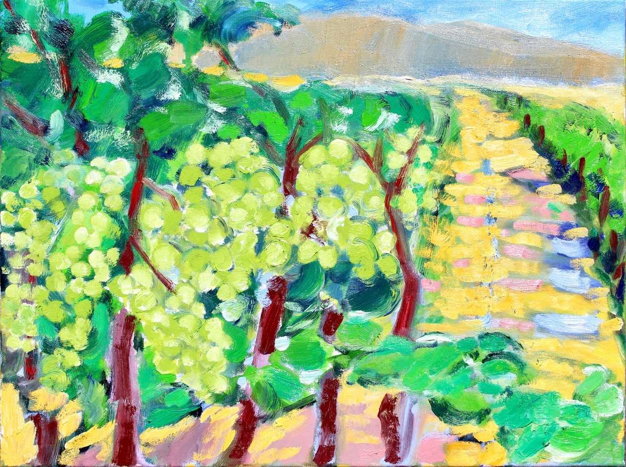 Chardonnay-Trauben, Napa, 2019 von Richard Fox