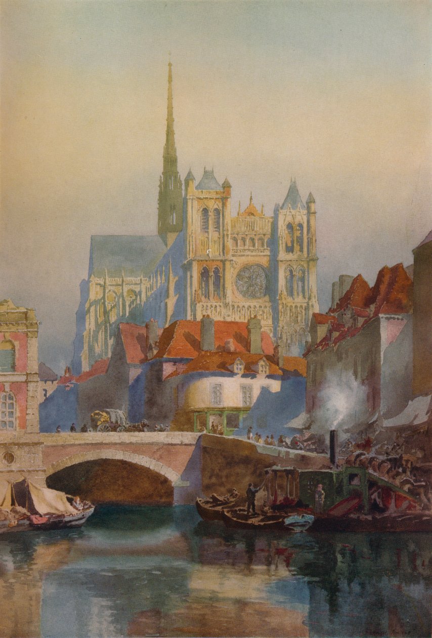 Kathedrale von Amiens, um 1903, 1938 von Richard Henry Wright