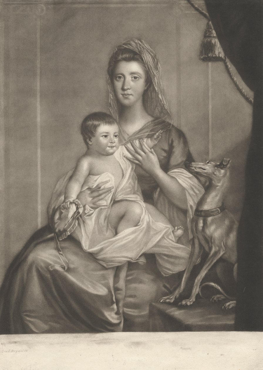 Lady Cathcart und ihr Kind von Richard Houston