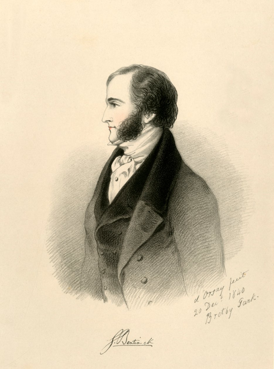 Lord George Bentinck, 1840 von Richard James Lane