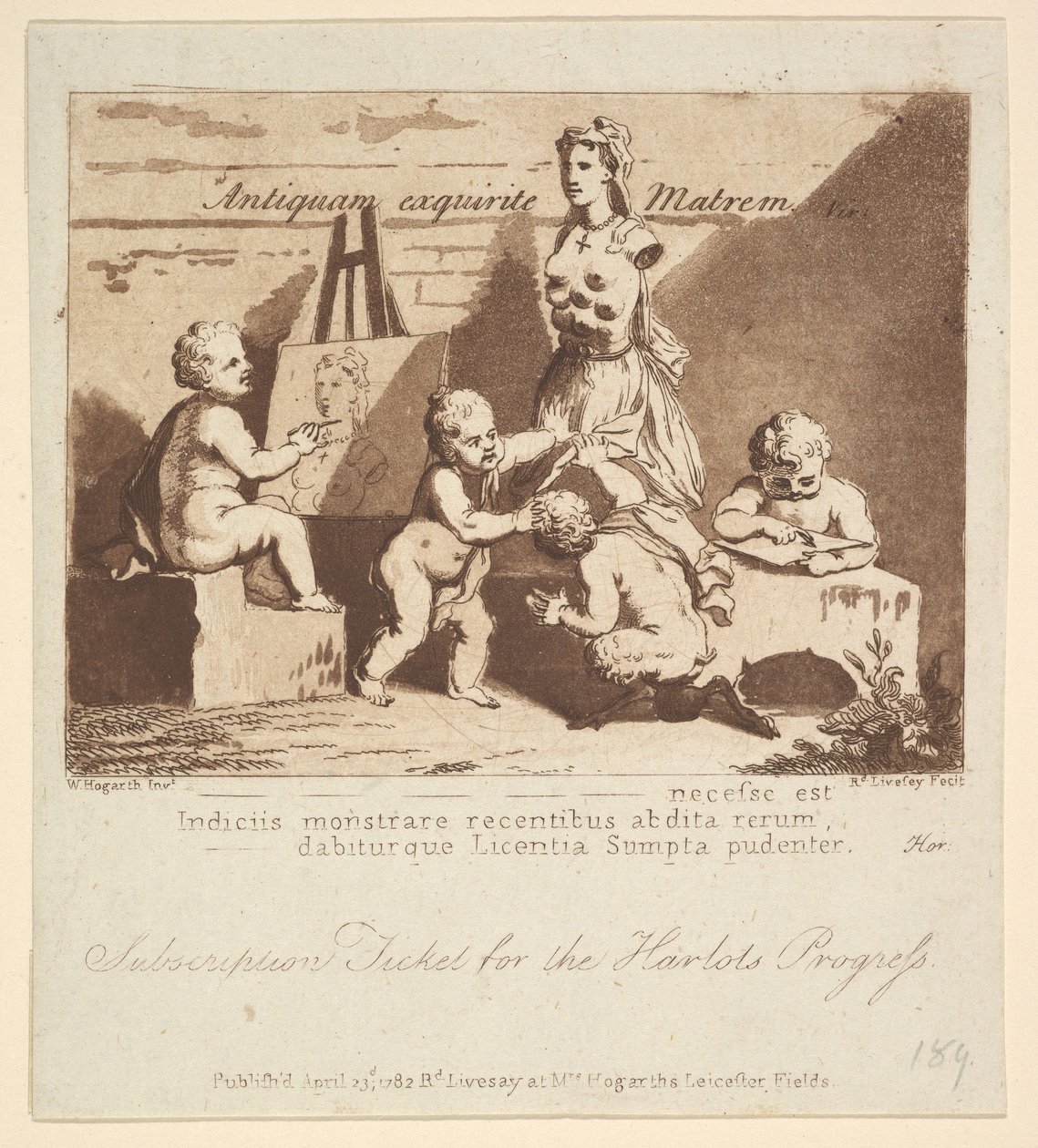 Jungen spähen auf die Natur, 1782 von Richard Livesay
