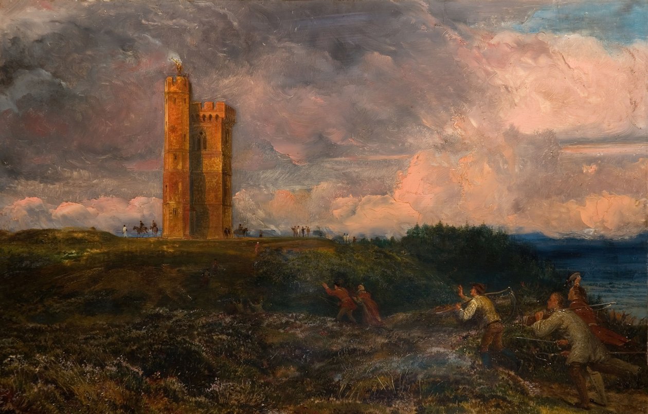 Das Anzünden des Leuchtfeuers, 1868-1870 von Richard Redgrave