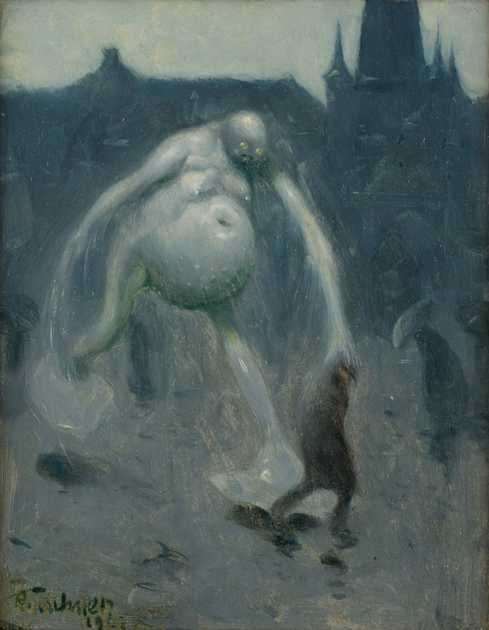 Platzregen von Richard Teschner