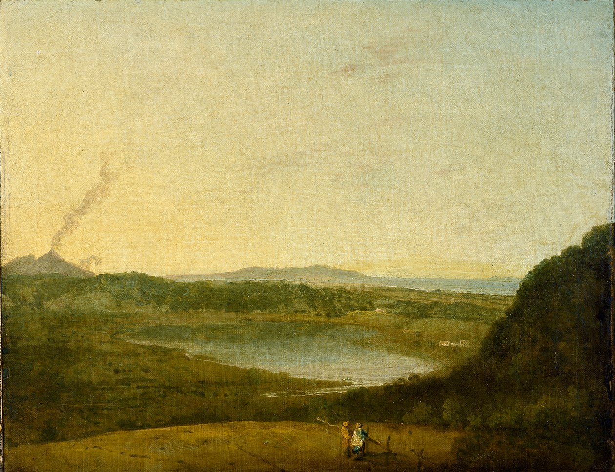 Der Lago di Agnano von Richard Wilson