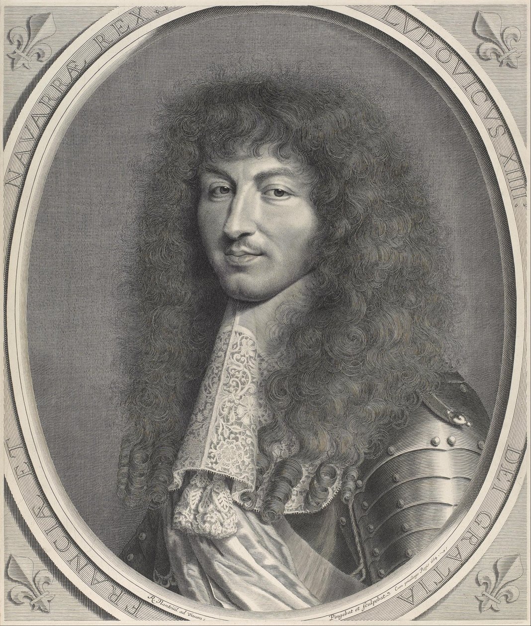 Porträt von Ludwig XIV von Robert Nanteuil