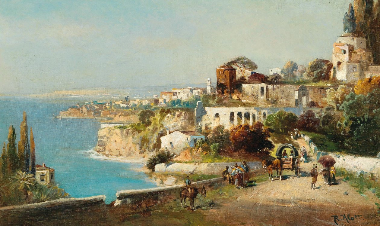 Italienische Küstenstadt von Robert Alott