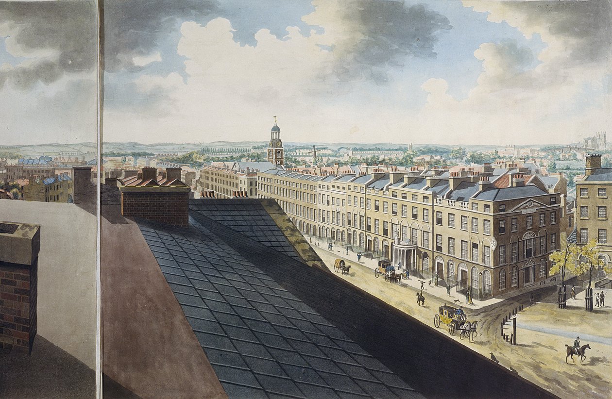 Panoramablick auf London, 1792-93 von Robert Barker