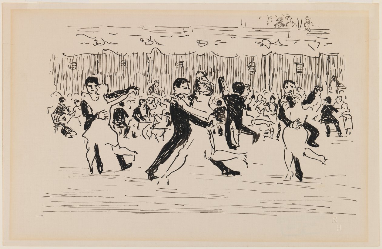Ballsaalszene (tanzende Paare) von Robert Cozad Henri