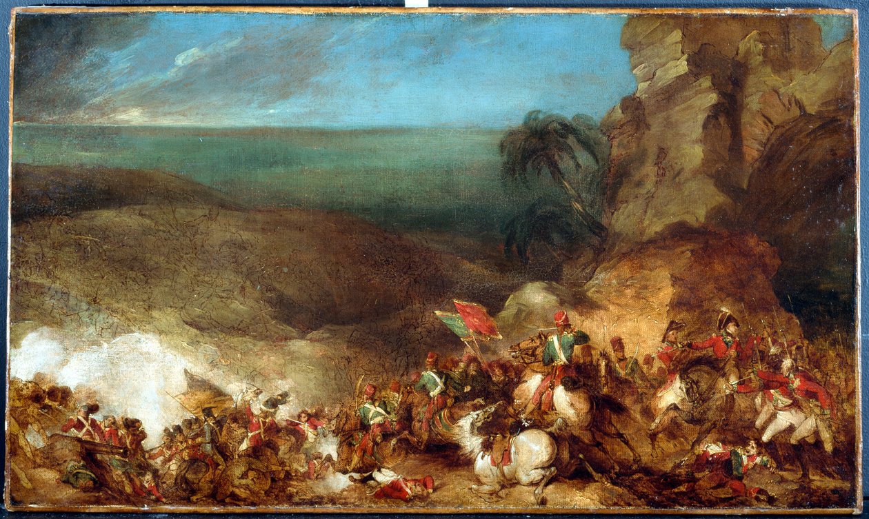 Die Schlacht von Alexandria am 21. März 1801, ca. 1801 von Robert Kerr Porter