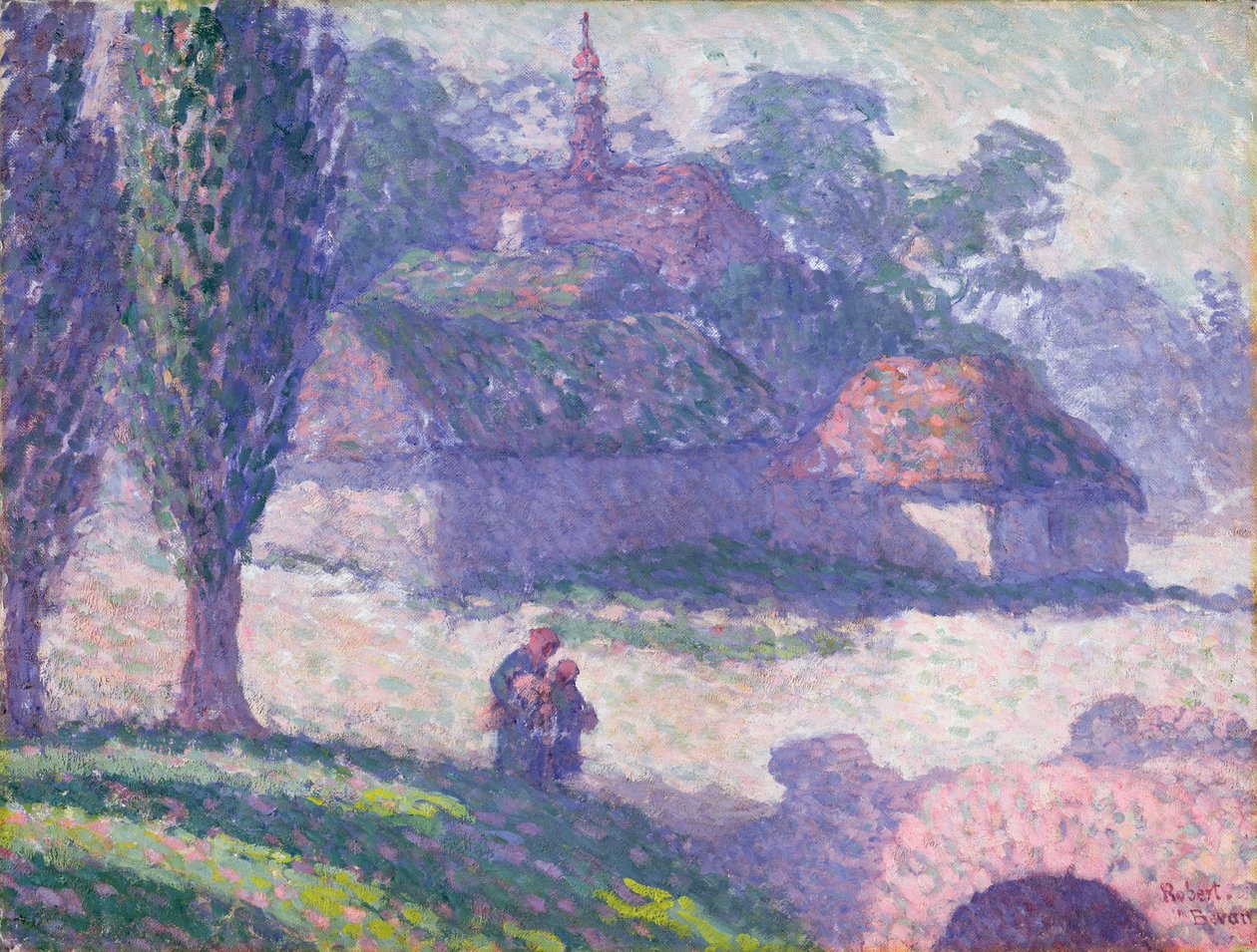 Dorf Mydlow, Polen von Robert Polhill Bevan