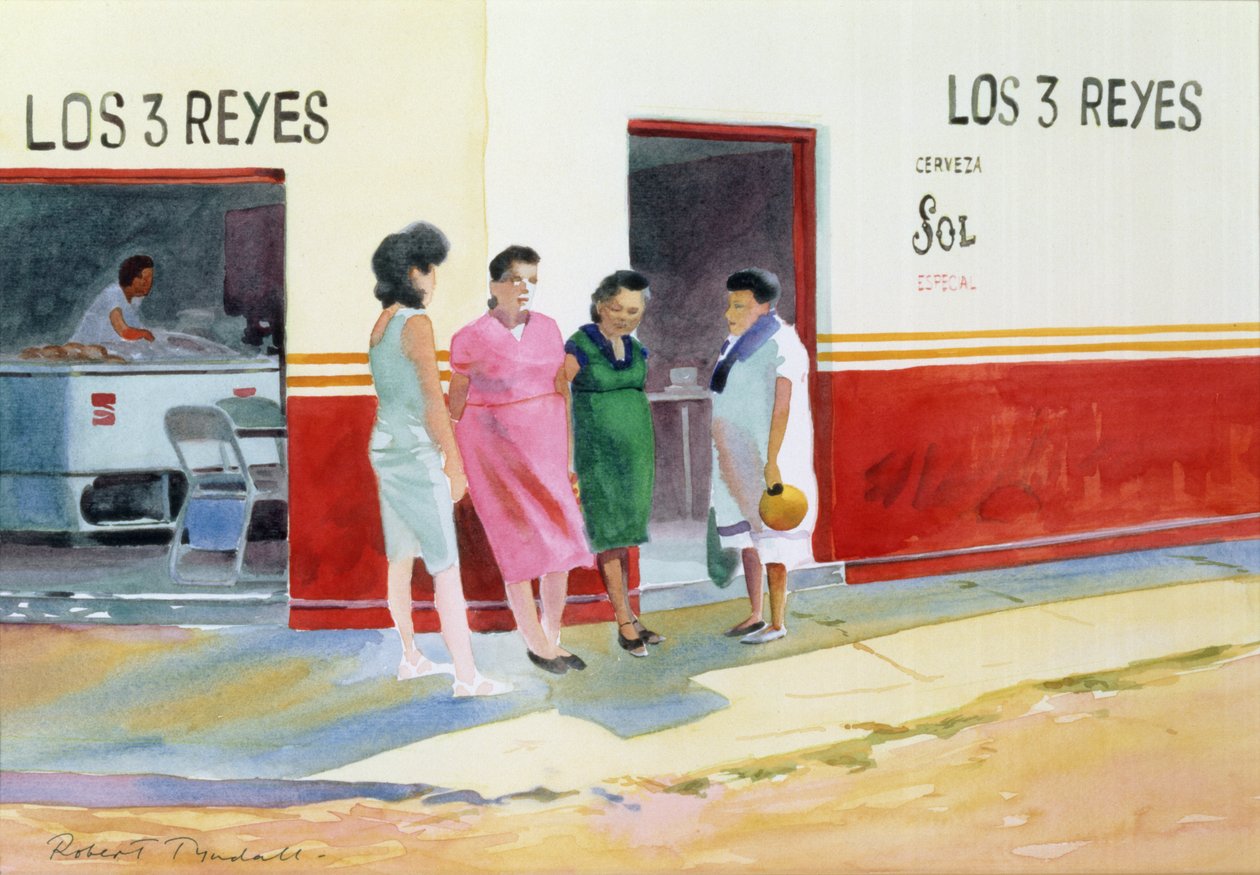 Gespräch, Yucatan, Mexiko von Robert Tyndall