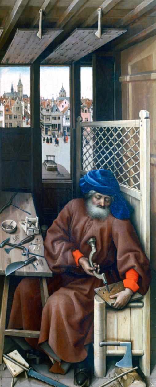 St. Joseph, ca. 1425 von Robert Campin