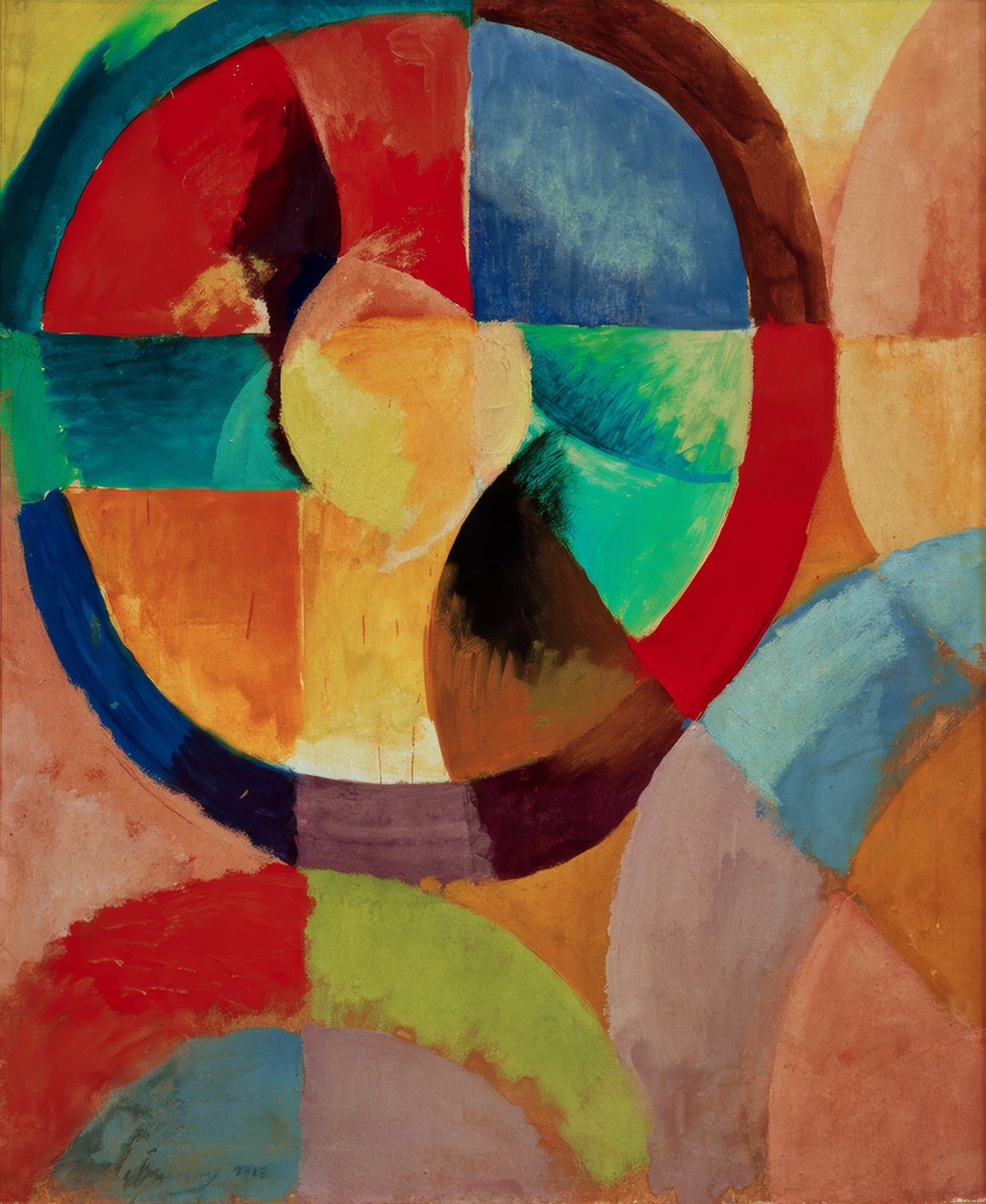 Kreisformen, Sonne Nr. 1 von Robert Delaunay