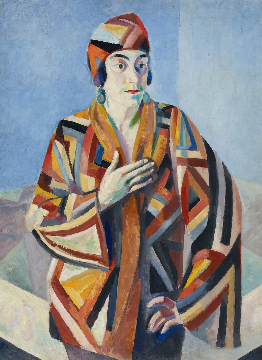 Porträt von Madame Mandel, 1923 von Robert Delaunay