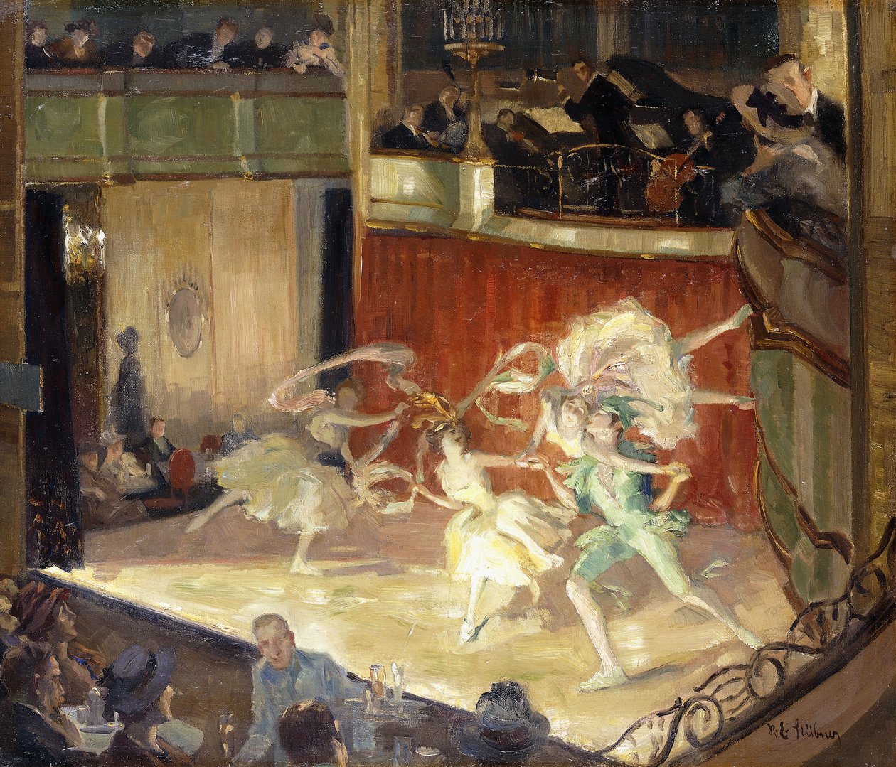 Im Theater von Robert Emil Stubner