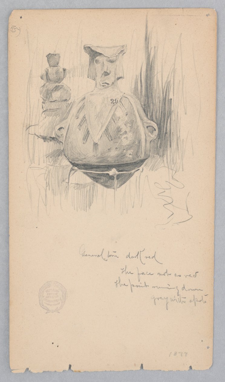 Irdenware Krug von Robert Frederick Blum