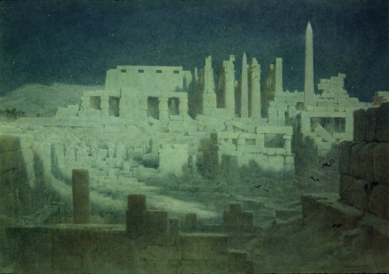 Mondlicht in Karnak von Robert George Talbot Kelly