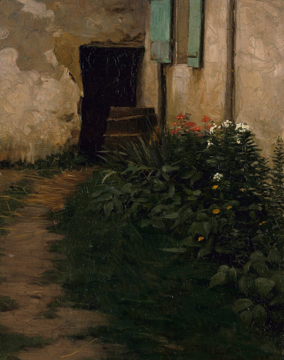 Ein Gartenweg, 1896 von Robert Henry Logan