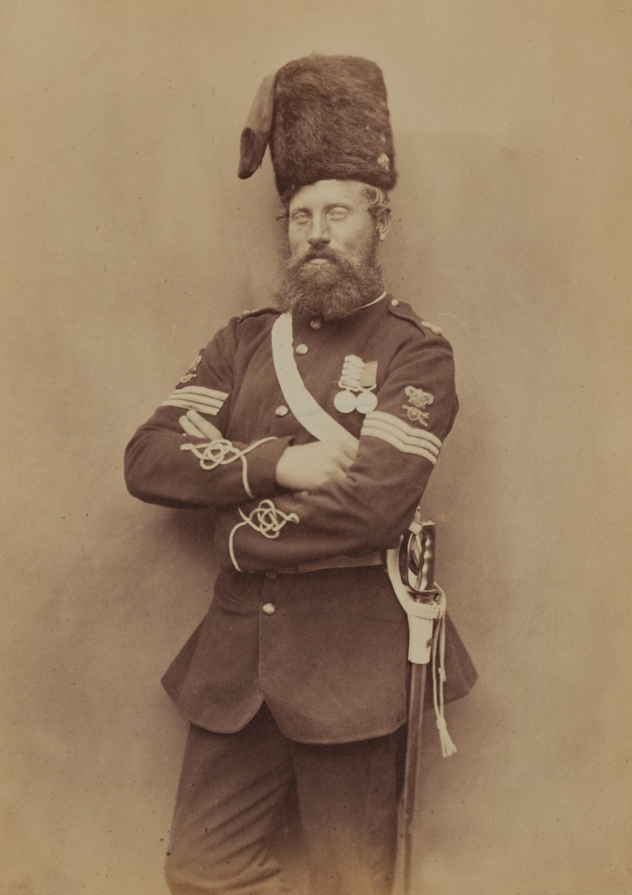 Sergeant Glasgow, Royal Artillery, 1856 von Robert Howlett
