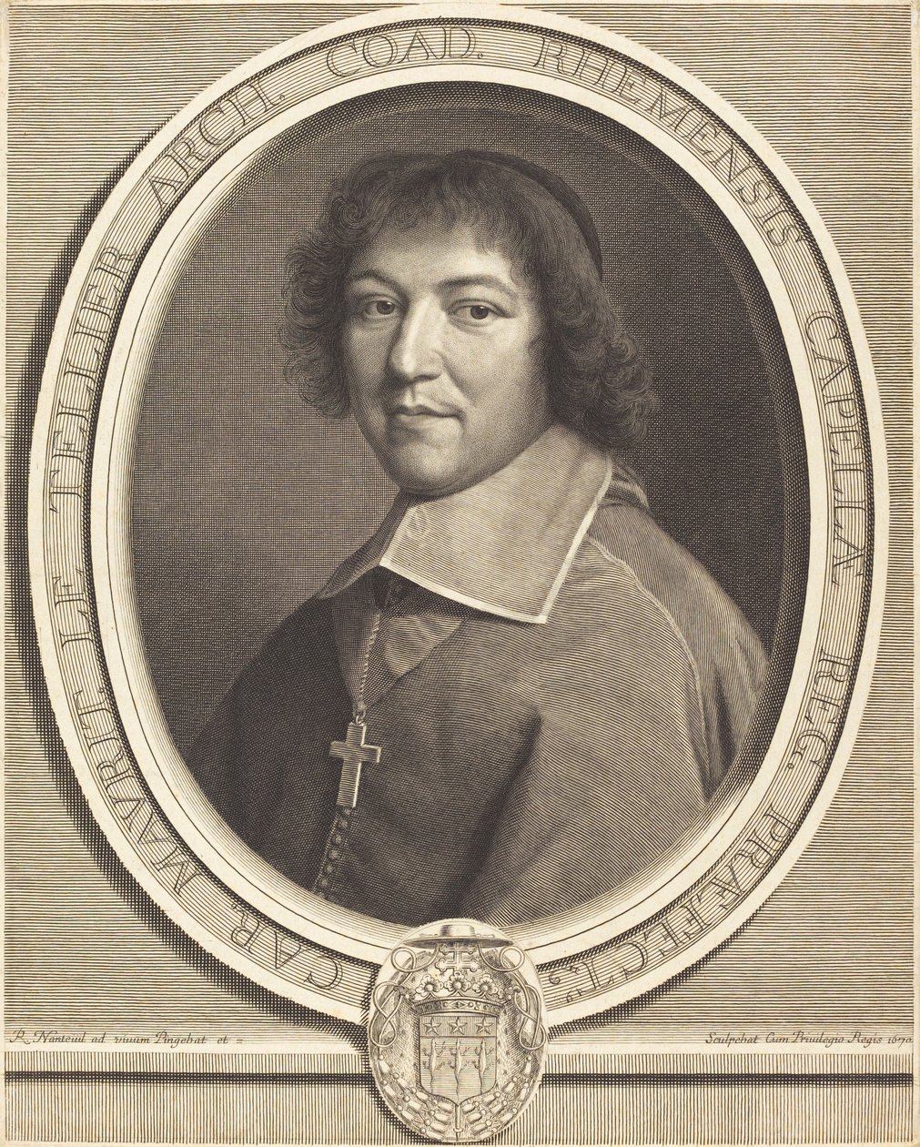 Charles-Maurice Le Tellier von Robert Nanteuil
