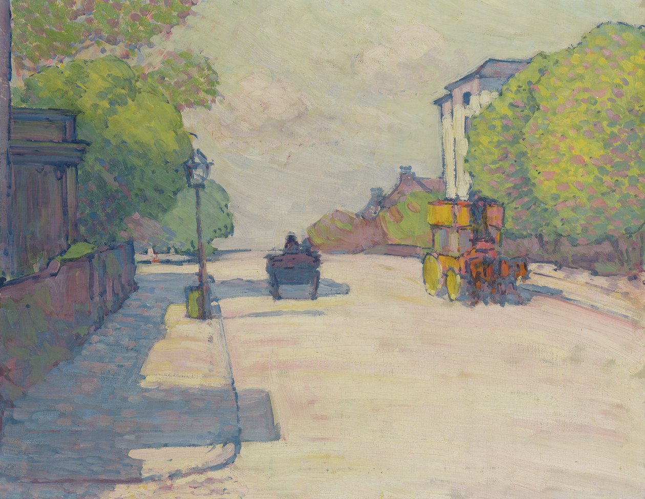 Adelaide Road im Sonnenlicht, 1910 von Robert Polhill Bevan