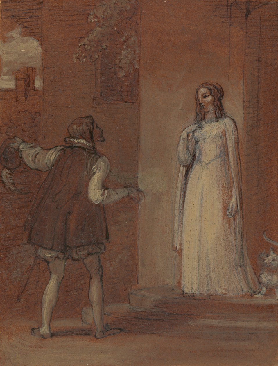 Anne Page und Slender von Robert Smirke