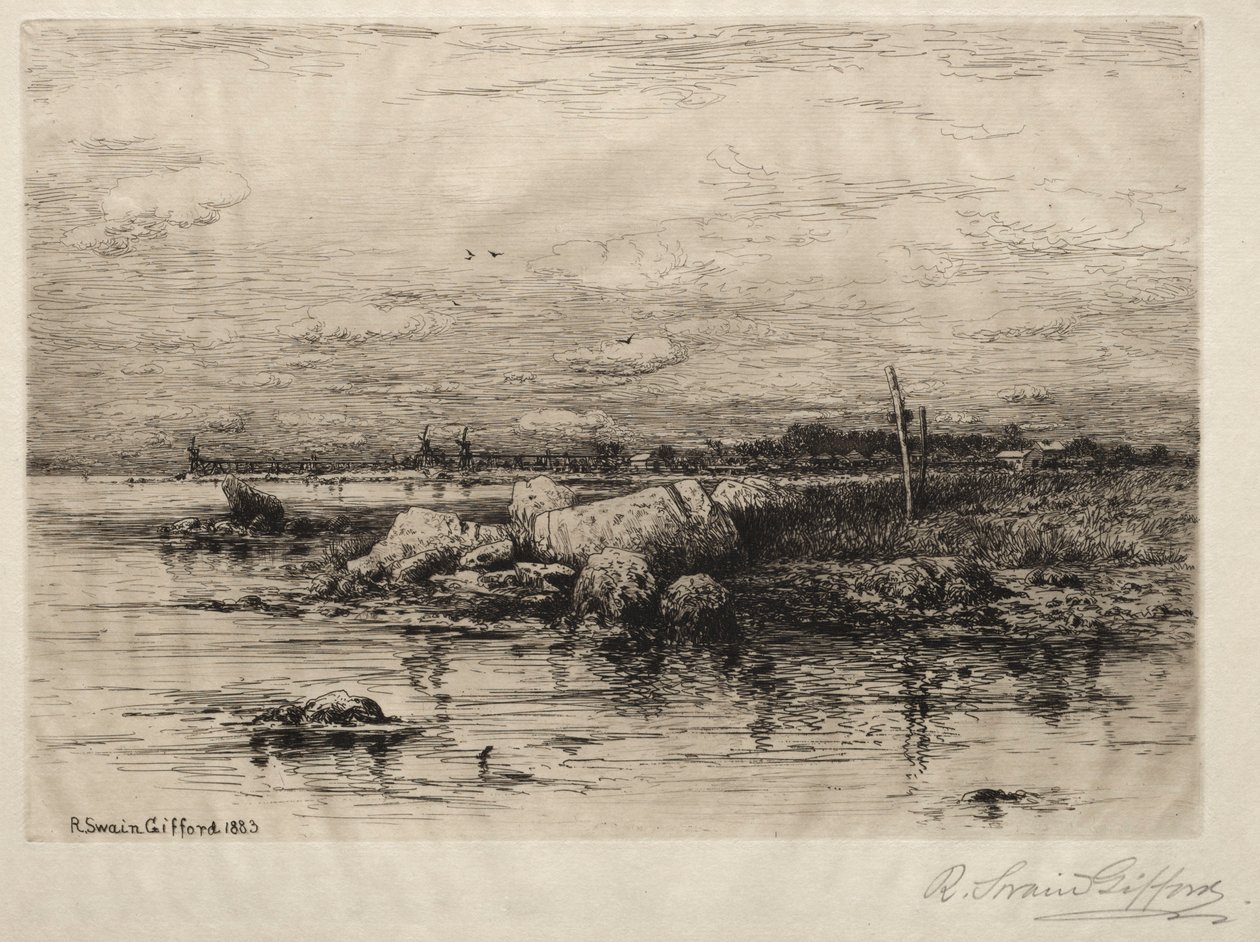 Die Mündung des Apponigansett von Robert Swain Gifford