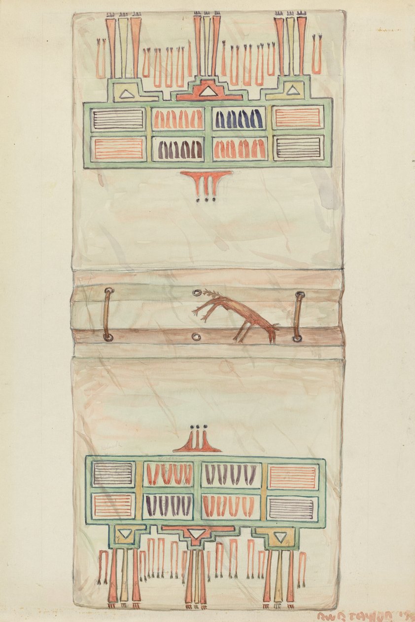 Pergament-Buchumschlag von Robert W.R. Taylor