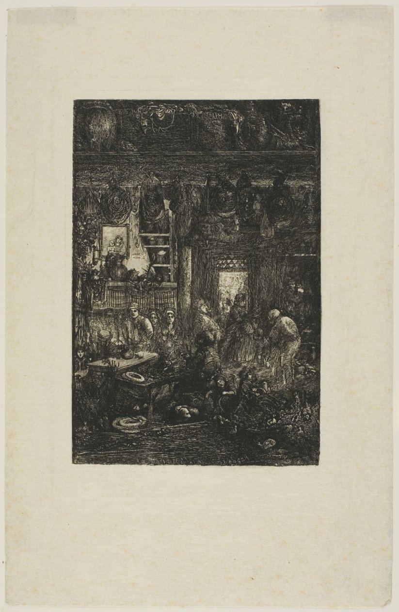 Moldawisches Interieur von Rodolphe Bresdin