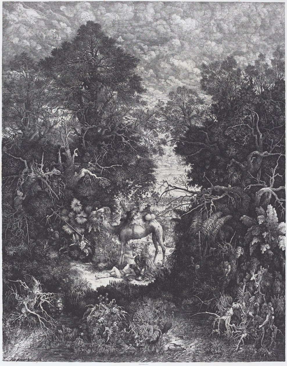Der barmherzige Samariter von Rodolphe Bresdin