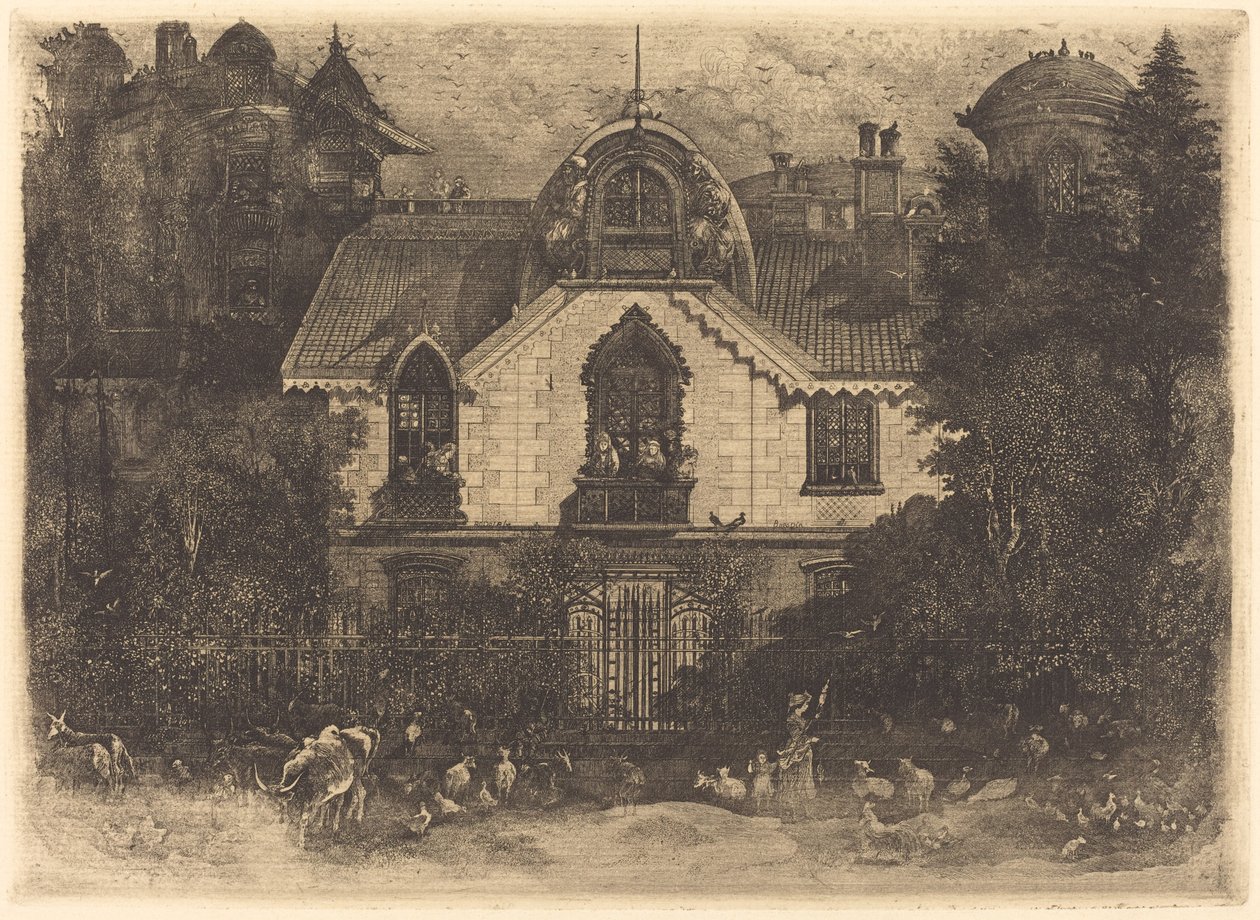 Das Spukhaus von Rodolphe Bresdin