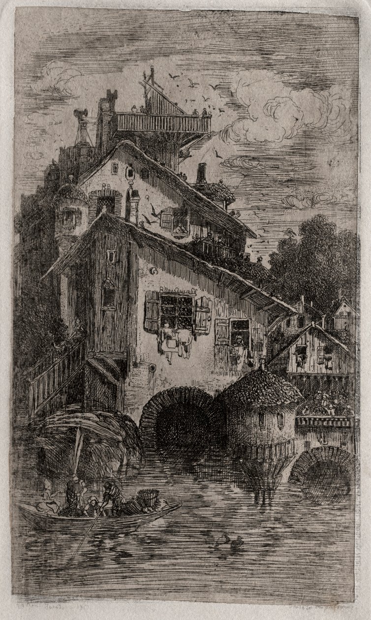 Die Mühle von Rodolphe Bresdin