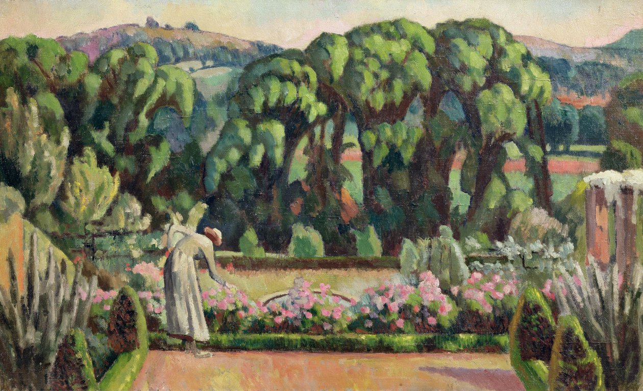 Der Garten des Künstlers in Durbins, ca. 1915 von Roger Eliot Fry