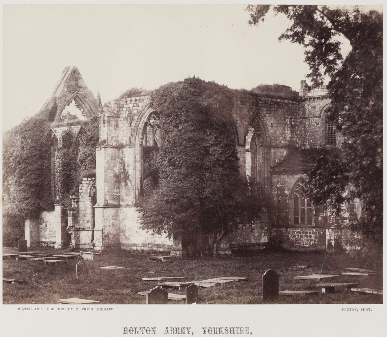 Bolton Abbey, Yorkshire, ca. 1857 von Roger Fenton