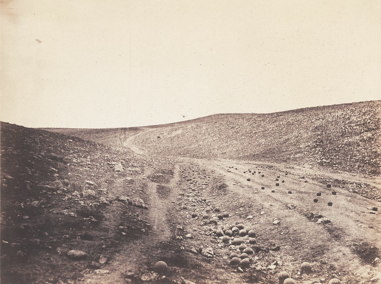 Das Tal des Todesschattens von Roger Fenton