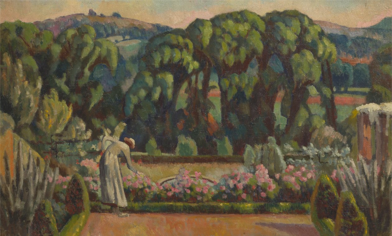 Der Garten des Künstlers in Durbins, Guildford von Roger Fry
