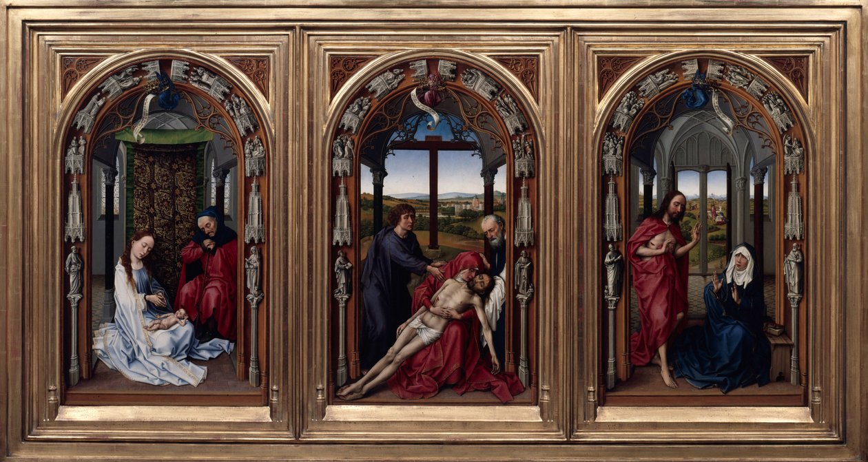 Der Altar Unserer Lieben Frau (Miraflores-Altar) von Rogier van der Weyden