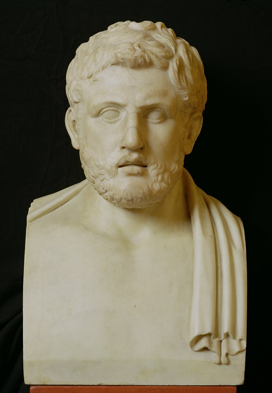 Büste des Alkibiades (ca. 450-404 v. Chr.) von Roman