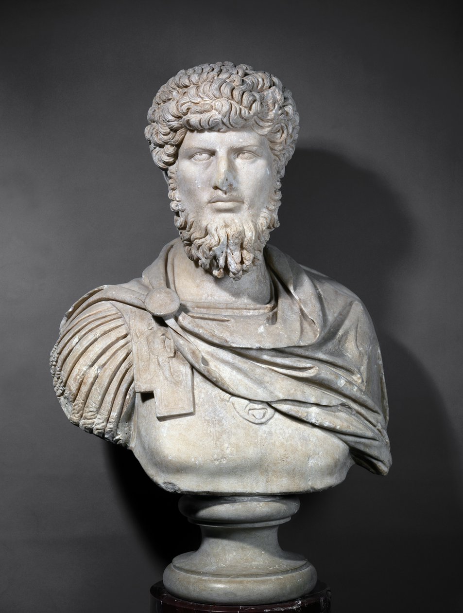Büste des Kaisers Lucius Verus (86-161) (Marmor) von Roman