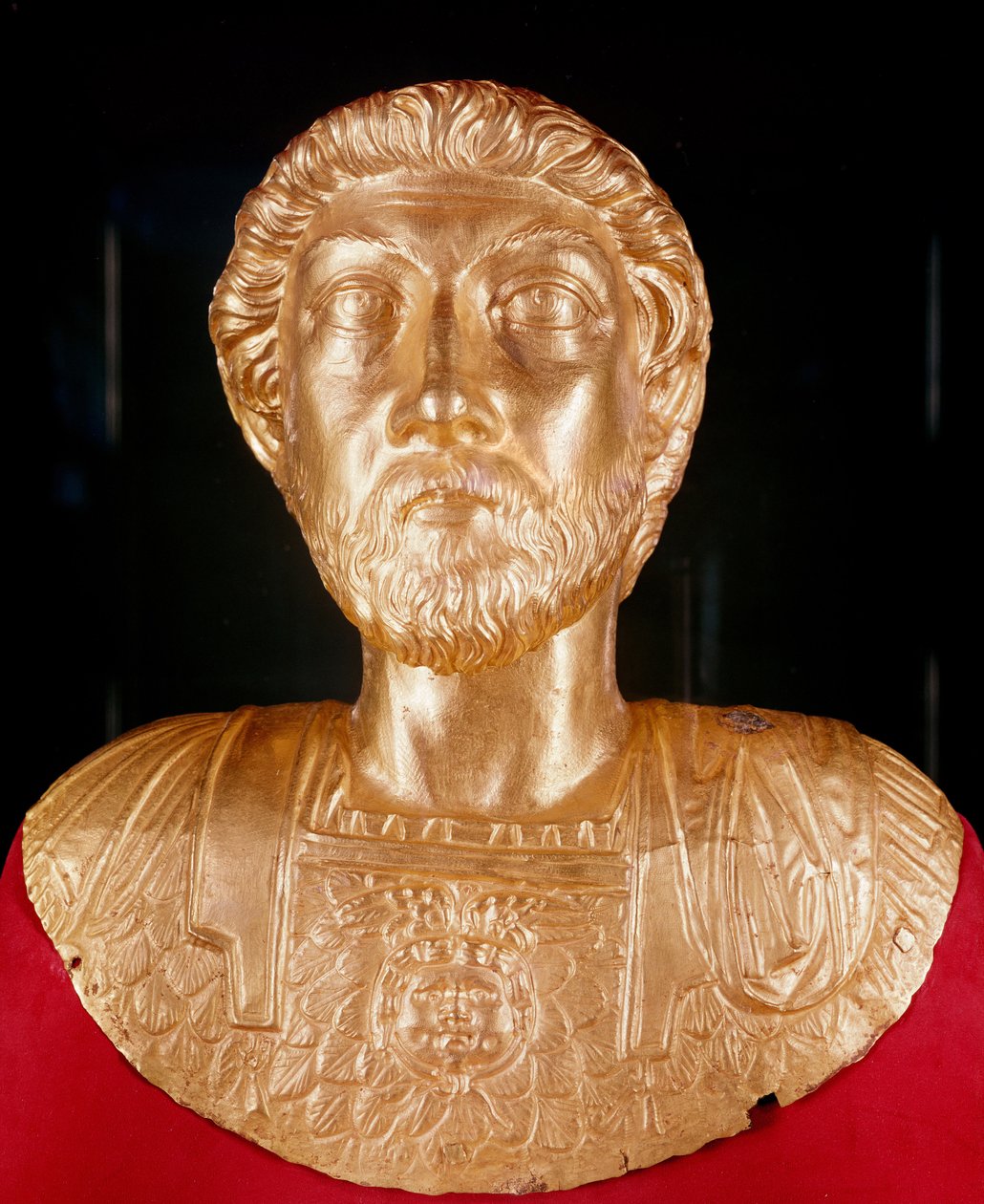 Büste von Marcus Aurelius (121-180 n. Chr.) von Roman