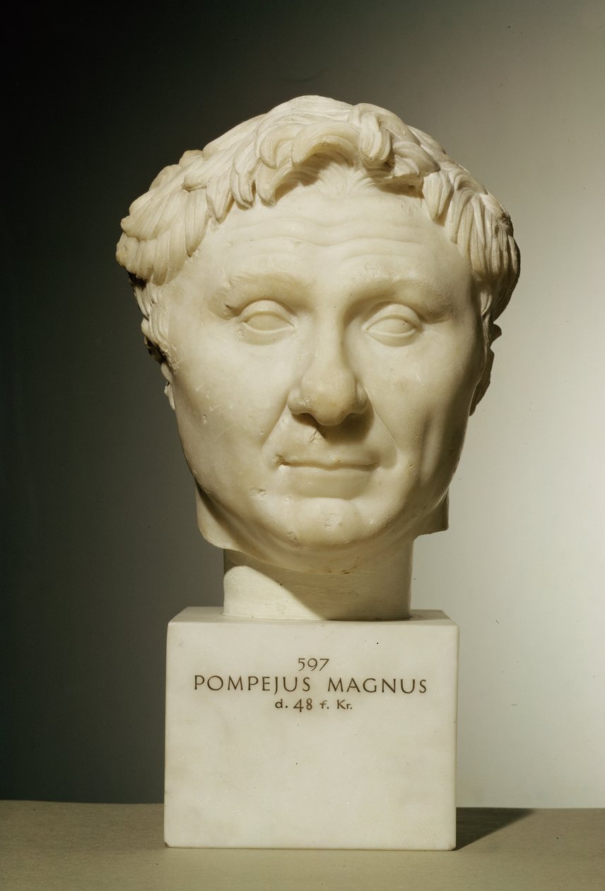Büste von Pompeius (106-48 v. Chr.) ca. 60 v. Chr. von Roman