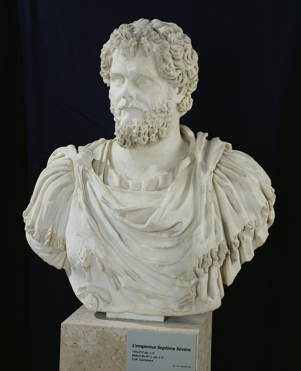 Büste von Septimius Severus (145-211) von Roman