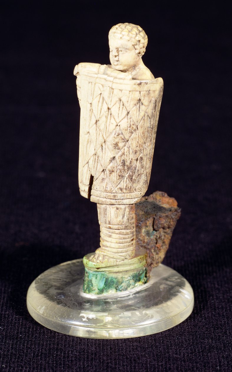 Klappmessergriff in Form eines Gladiators aus South Shields, 2. - 3. Jahrhundert n. Chr. von Roman