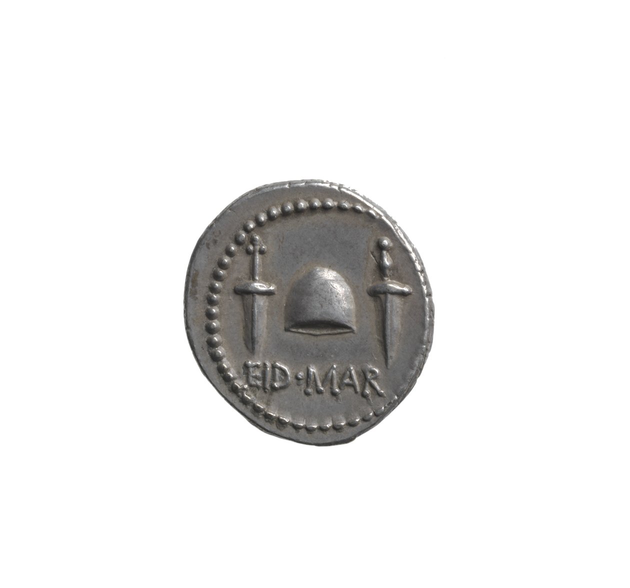 Denar mit dem Kopf von Brutus (Silber) von Roman