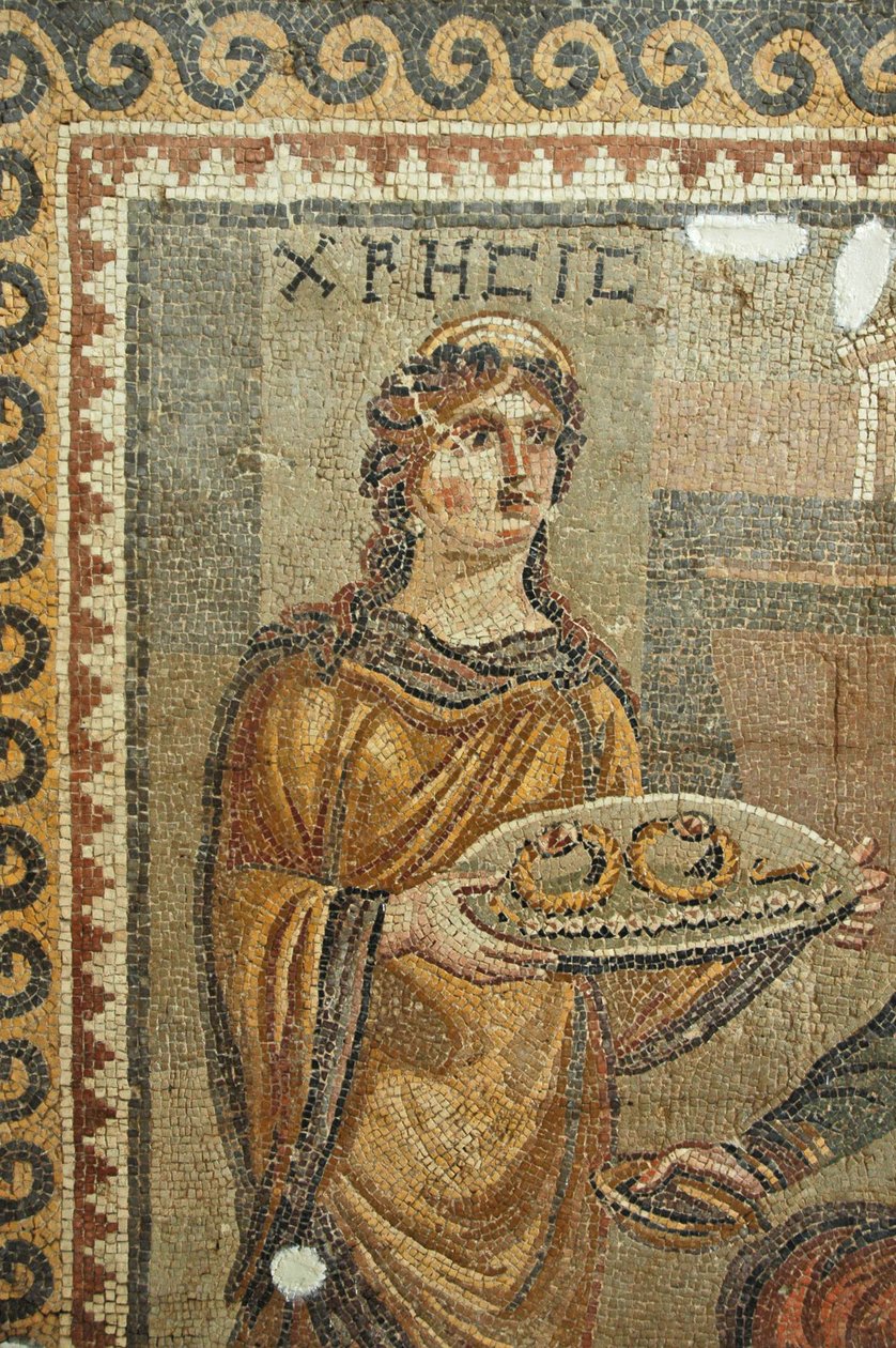 Mosaik von Chresis, aus Daphne (Detail) von Roman