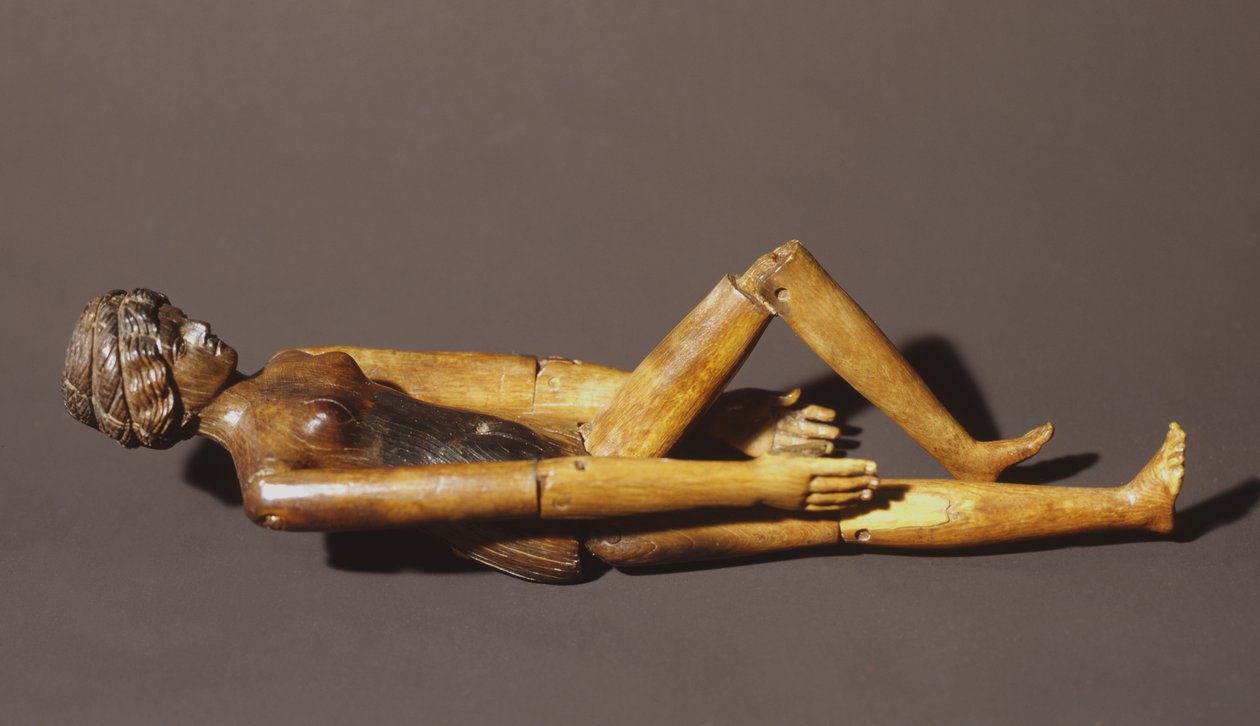Puppe, aus dem Grab von Creperia Tryphaema von Roman